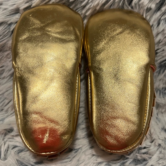 Baby Girl Gold Metallic Shoes, Size 6-9 Months, Target - Picture 4 of 6